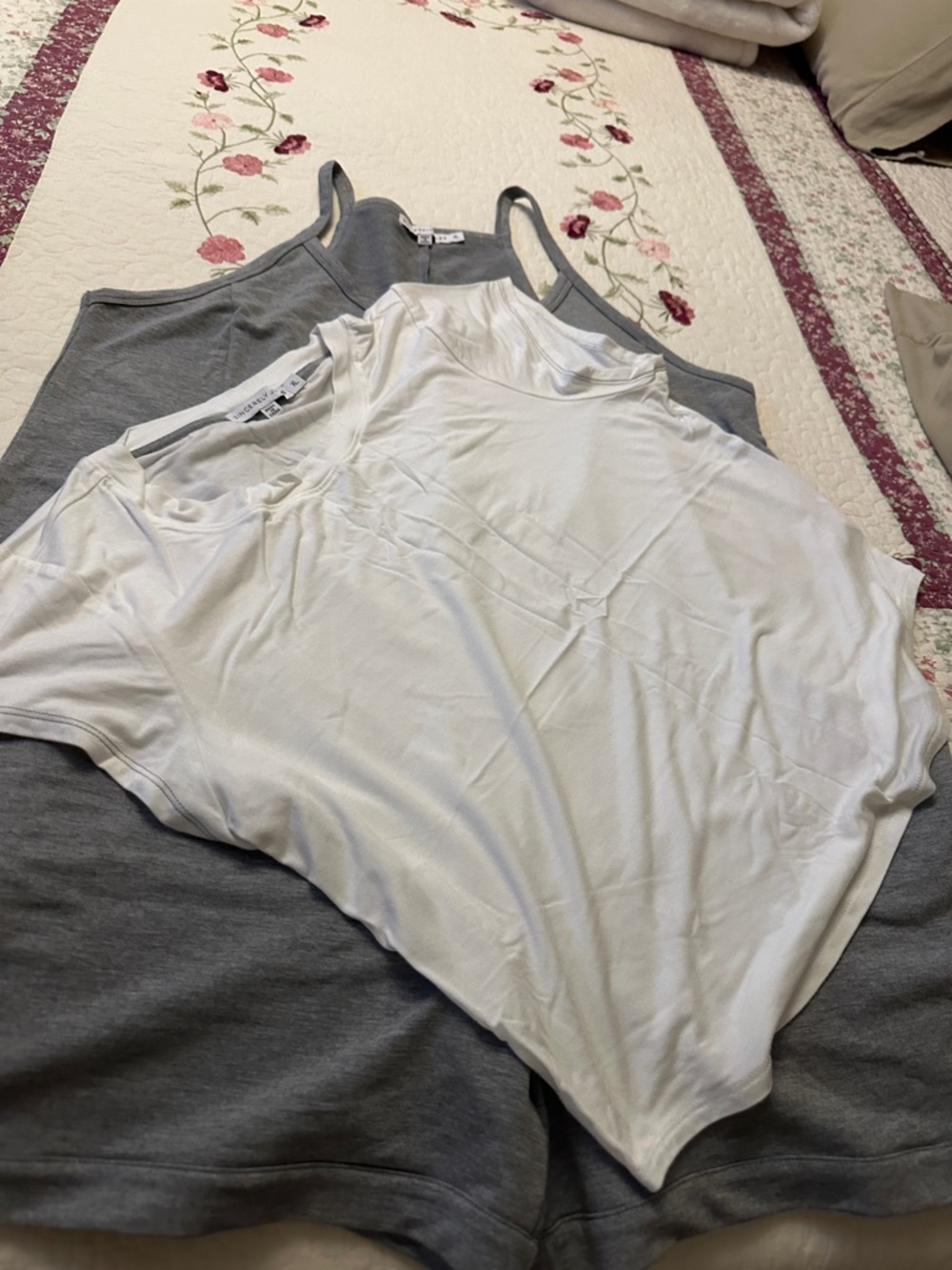 Sincerly Jules Gray Sleeveless Knit Romper